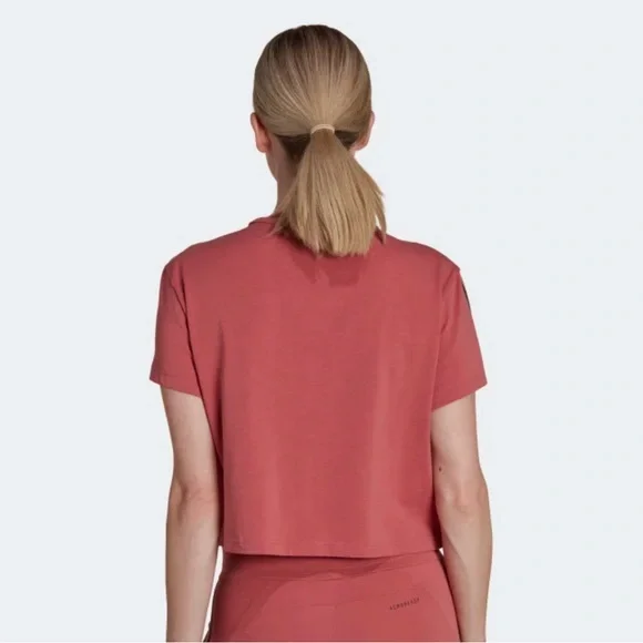 Adidas AEROREADY Made for Training Crop Sport Tee - Size S - Picture 4 of 11